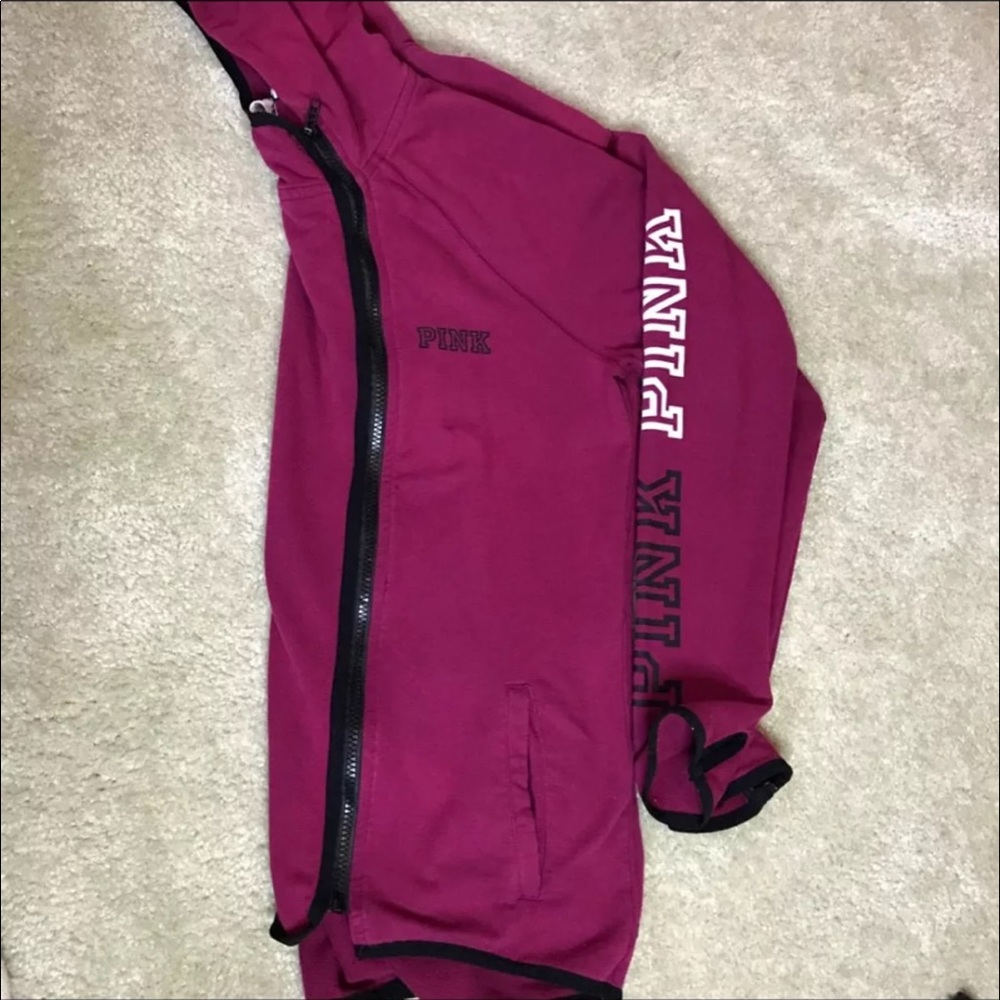 Pink zip up